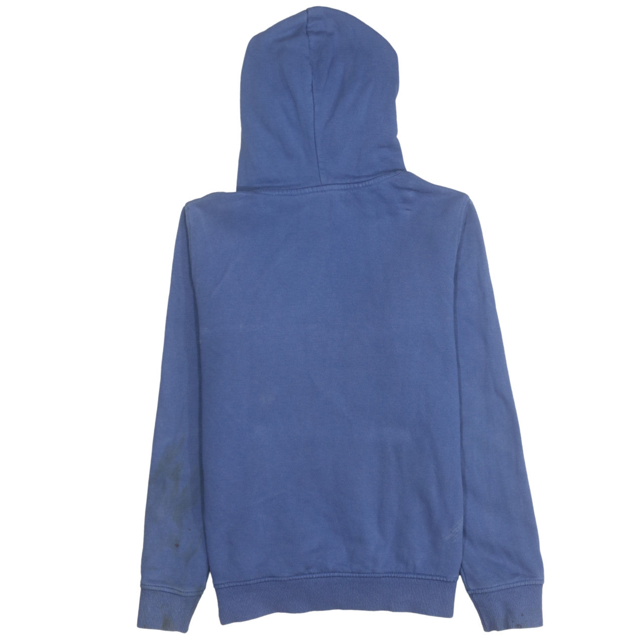 The North Face Girls Blue Pullover Hoodie L Youth Cotton Logo Jumper