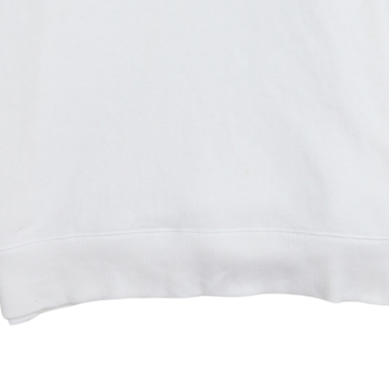Hollister Men White Crew Neck Logo Pullover Sweatshirt S
