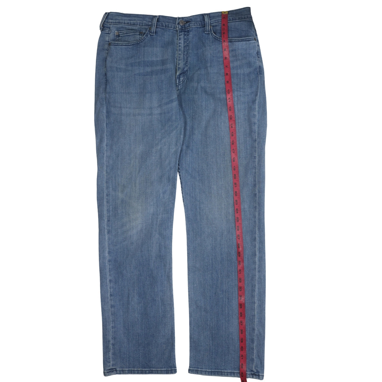Levi's Men's Blue Straight Leg Denim Jeans 36W 32L Regular Fit