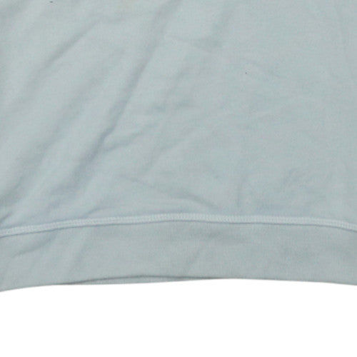 Levi's Men's White Small Crew Neck Logo Sweatshirt