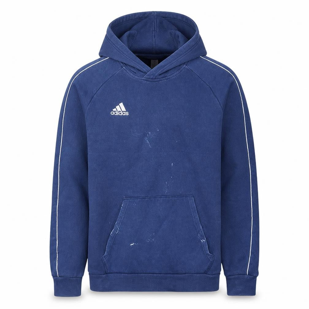 Adidas Men's Blue Pullover Hoodie Size M Fleece Sportswear