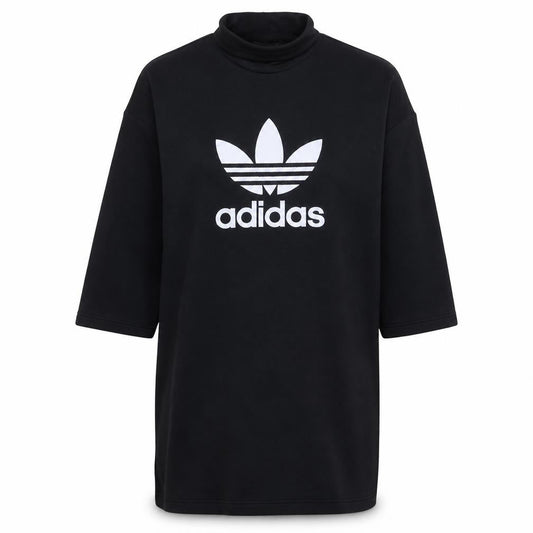 Adidas x Pharrell Williams Women's Black Tunic Sweatshirt L Long Sleeve Logo