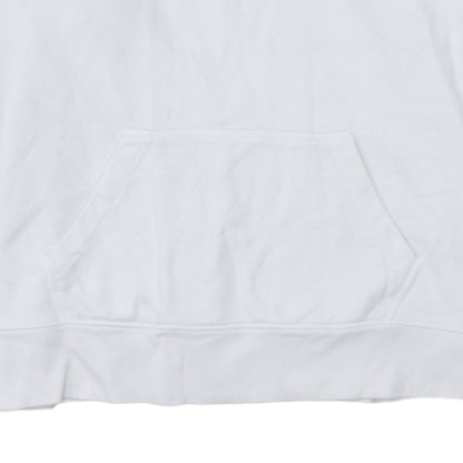 Levi's Men's White Pullover Hoodie Small Graphic Logo Sweatshirt