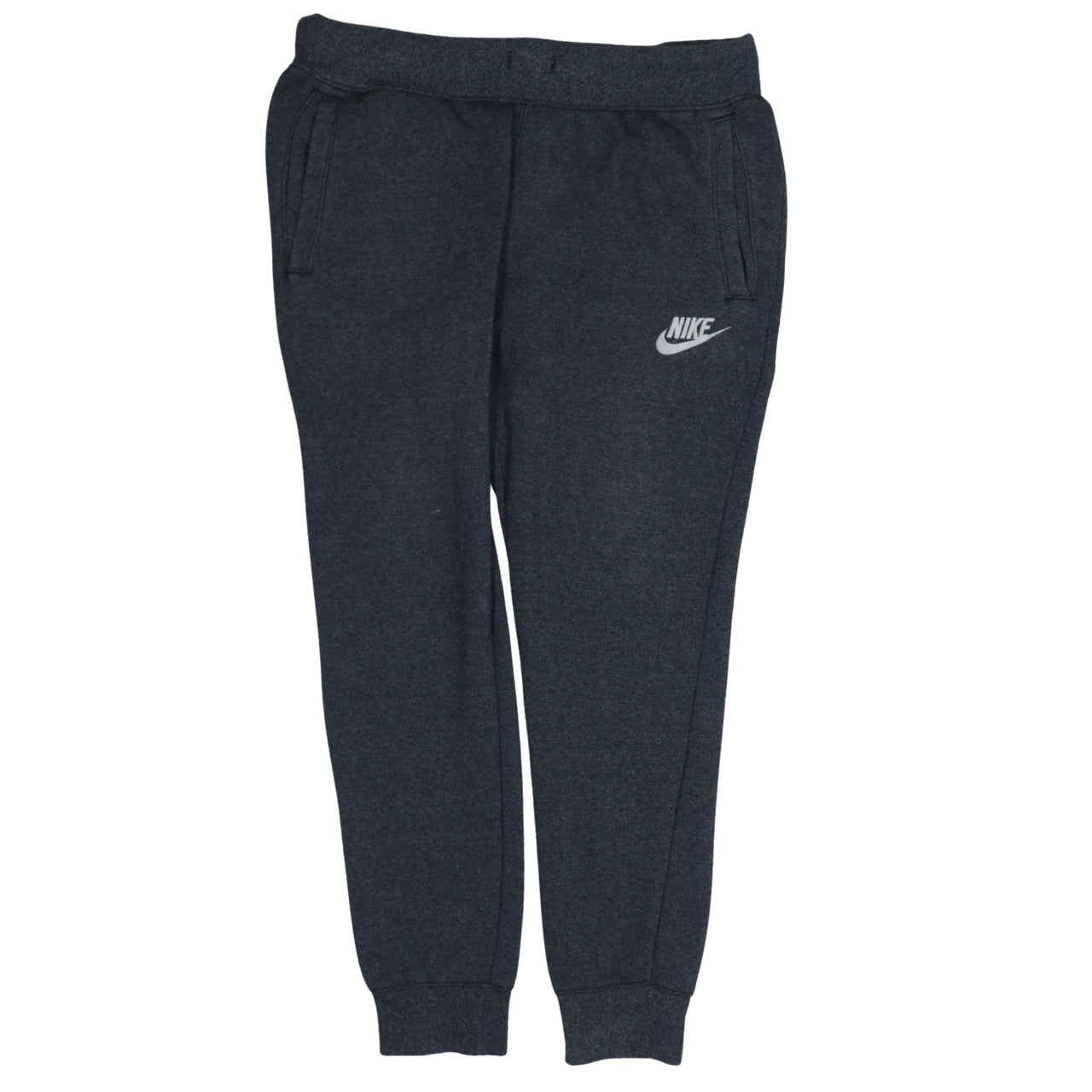 Nike Men's Black Jogger Sweatpants M Tapered Fit Elastic Waist