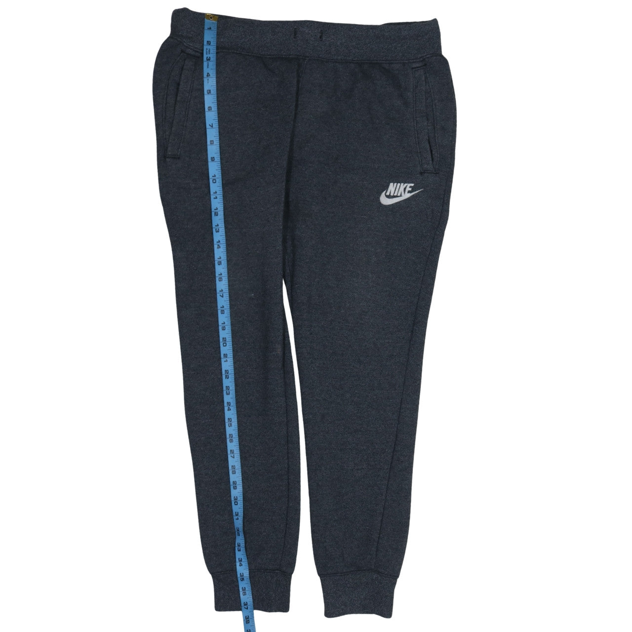 Nike Men's Black Jogger Sweatpants M Tapered Fit Elastic Waist