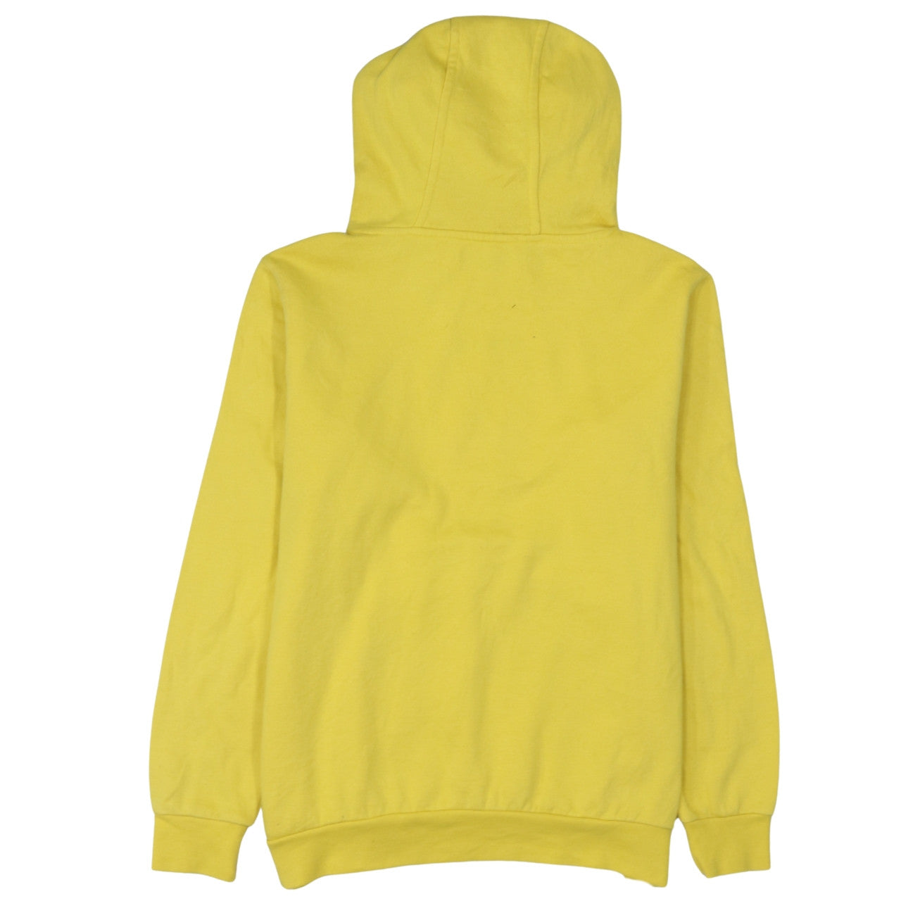 Kappa Men's Yellow Pullover Hoodie Small Logo Graphic Fleece