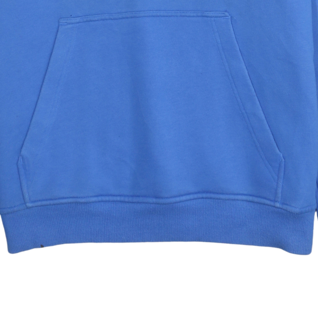 Adidas Men Blue Pullover Hoodie L Logo Graphic Sportswear