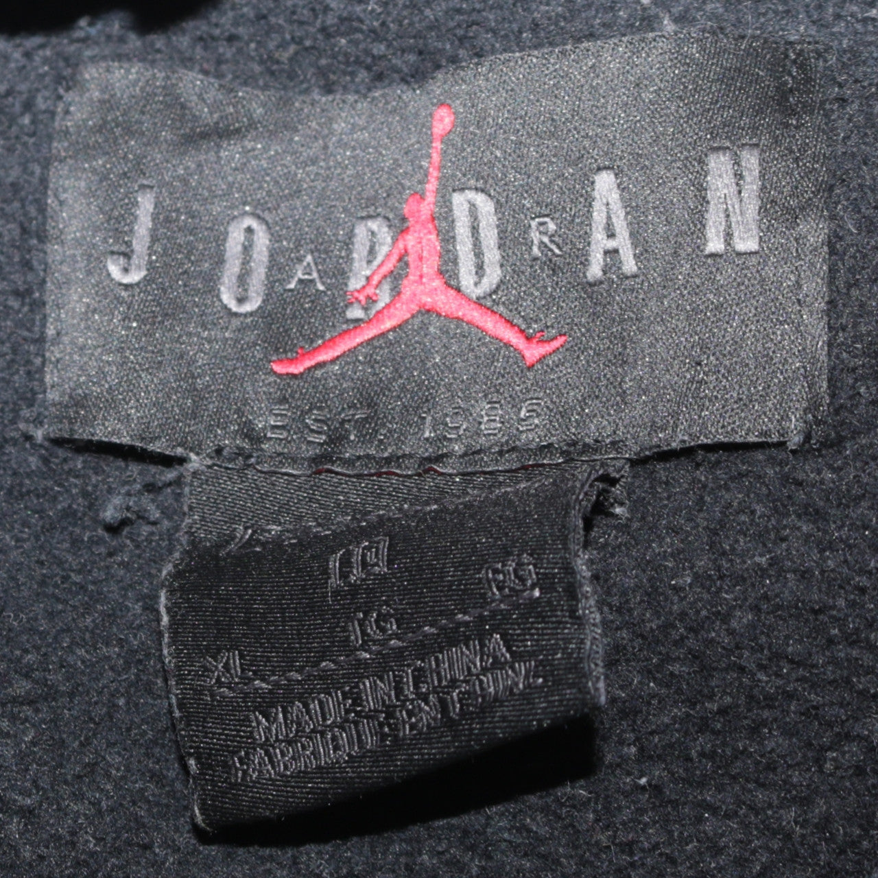 Jordan Paris Saint-Germain Black XL Men's Pullover Hoodie