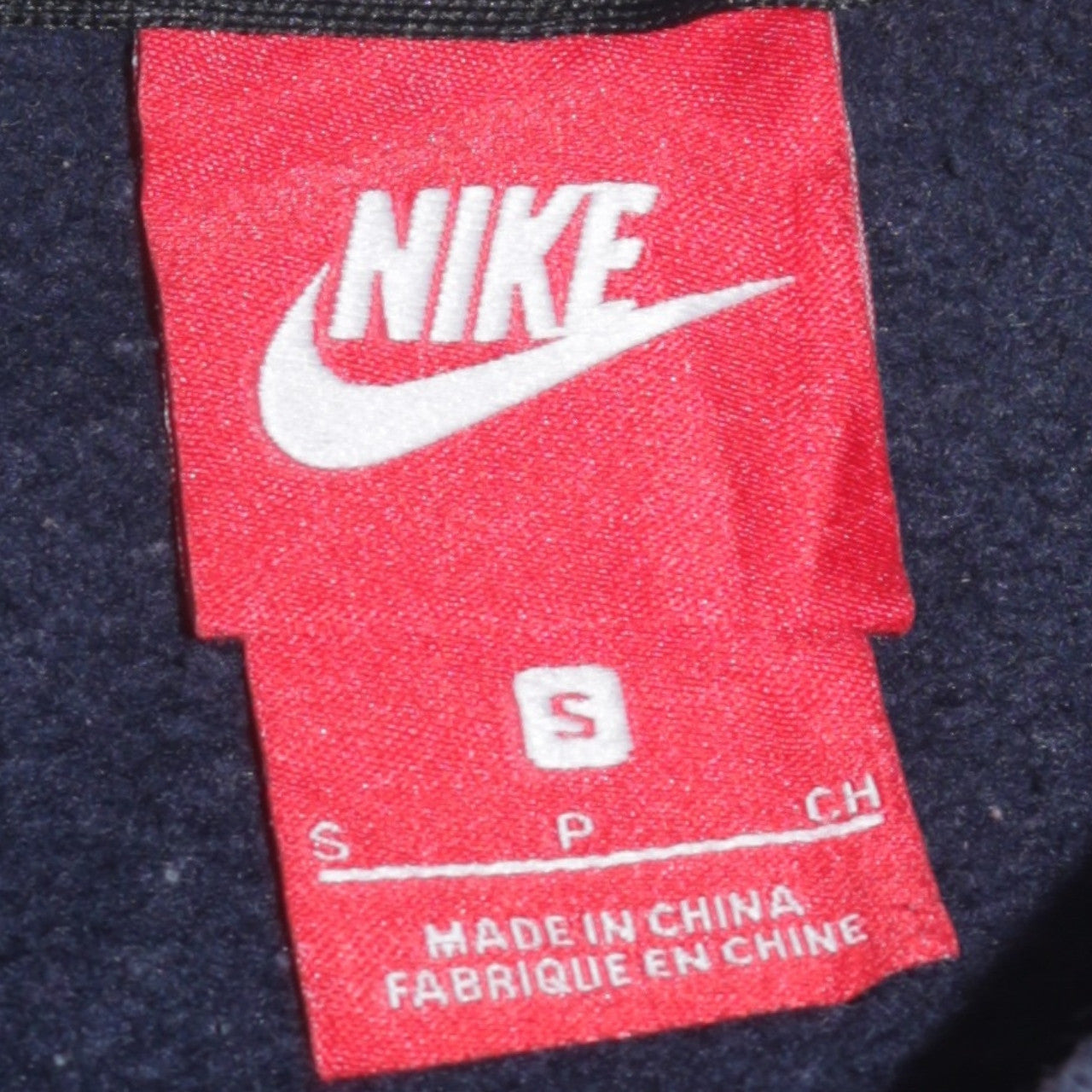 Nike Men's Blue Air Logo Crew Neck Pullover Sweatshirt Size S
