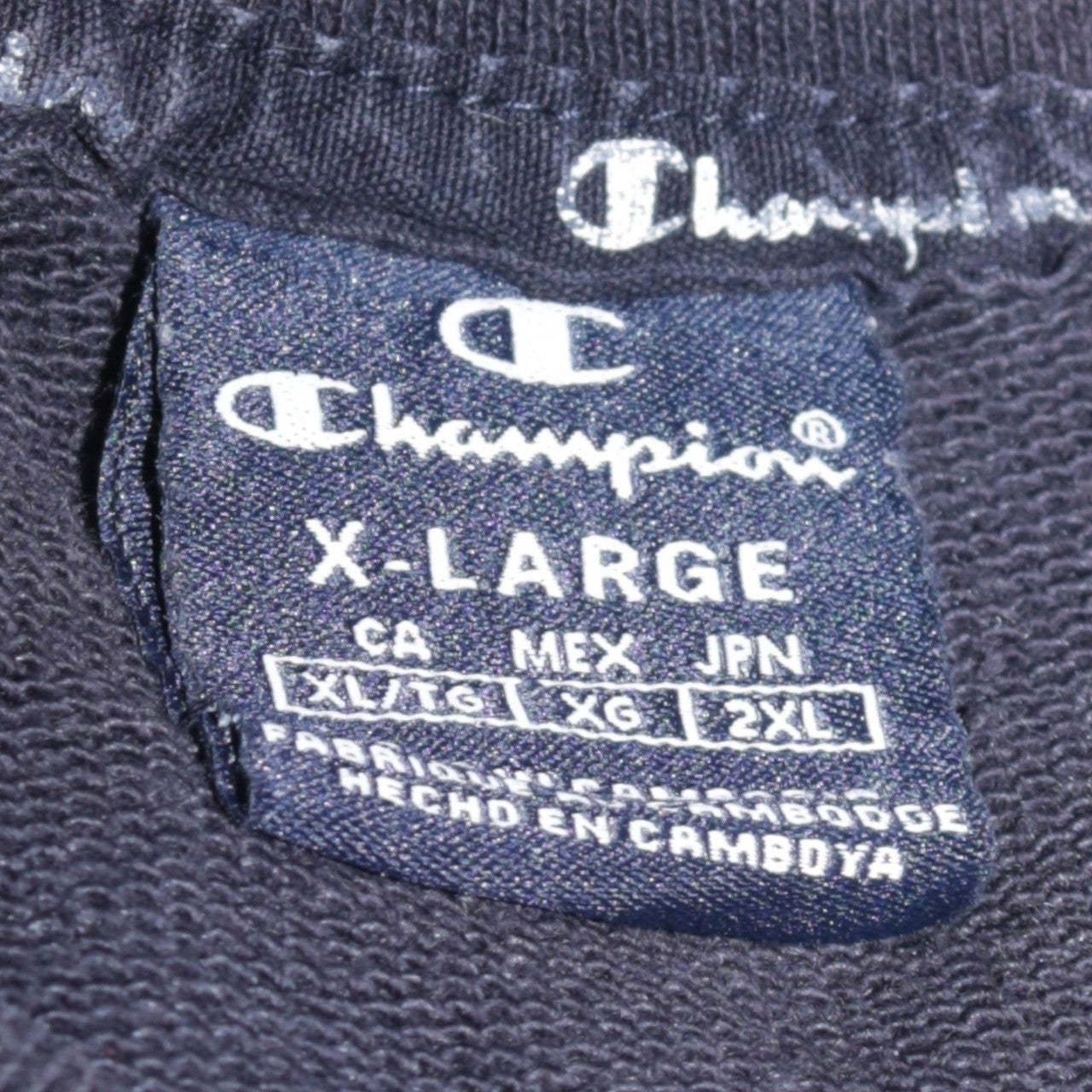 Champion Men's Blue XL Pullover Crew Neck Sweatshirt