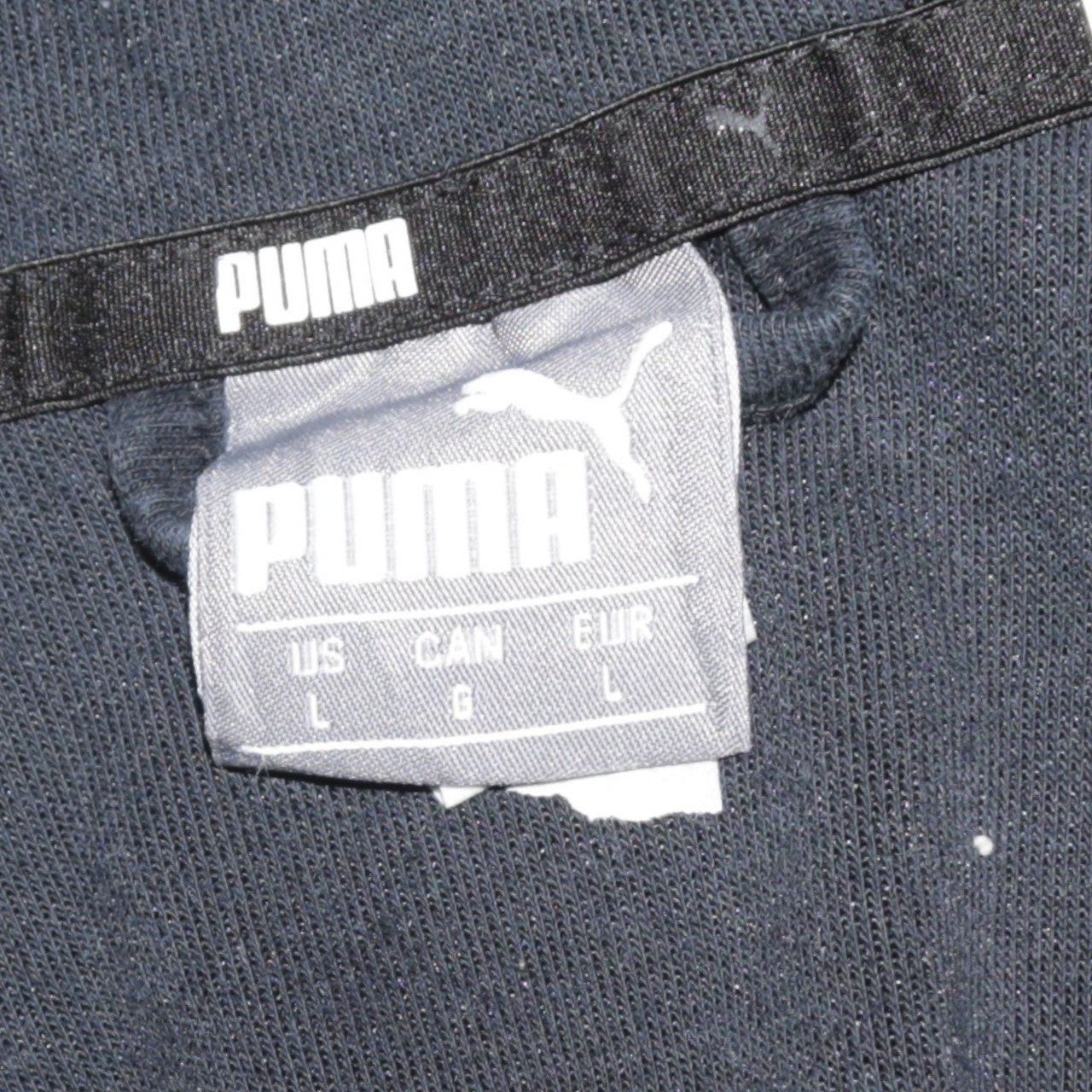 Puma Men's Black Full Zip Hoodie Size L Sportswear
