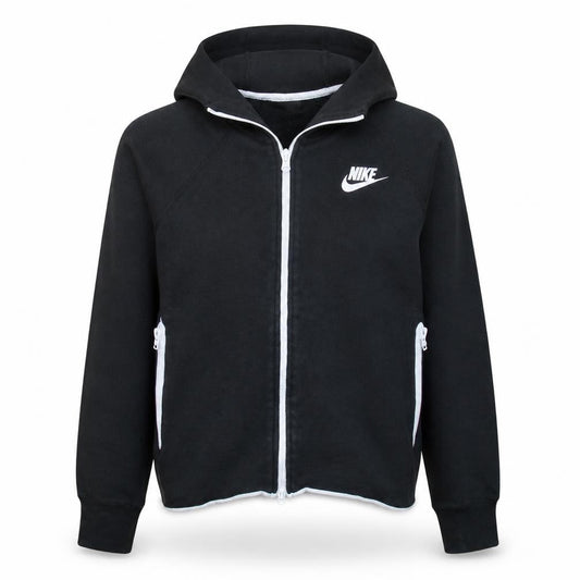 Nike Women’s Black Full Zip Hoodie Size S Cotton Blend