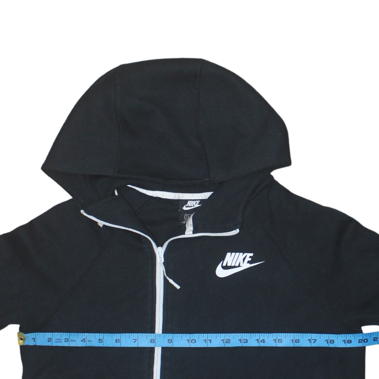 Nike Women’s Black Full Zip Hoodie Size S Cotton Blend