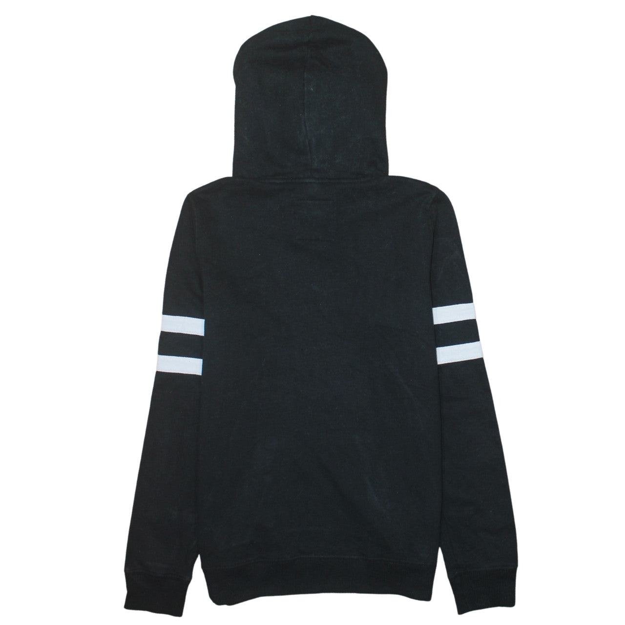 Hollister Men’s Black Pullover Hoodie Medium Logo Fleece Sweatshirt