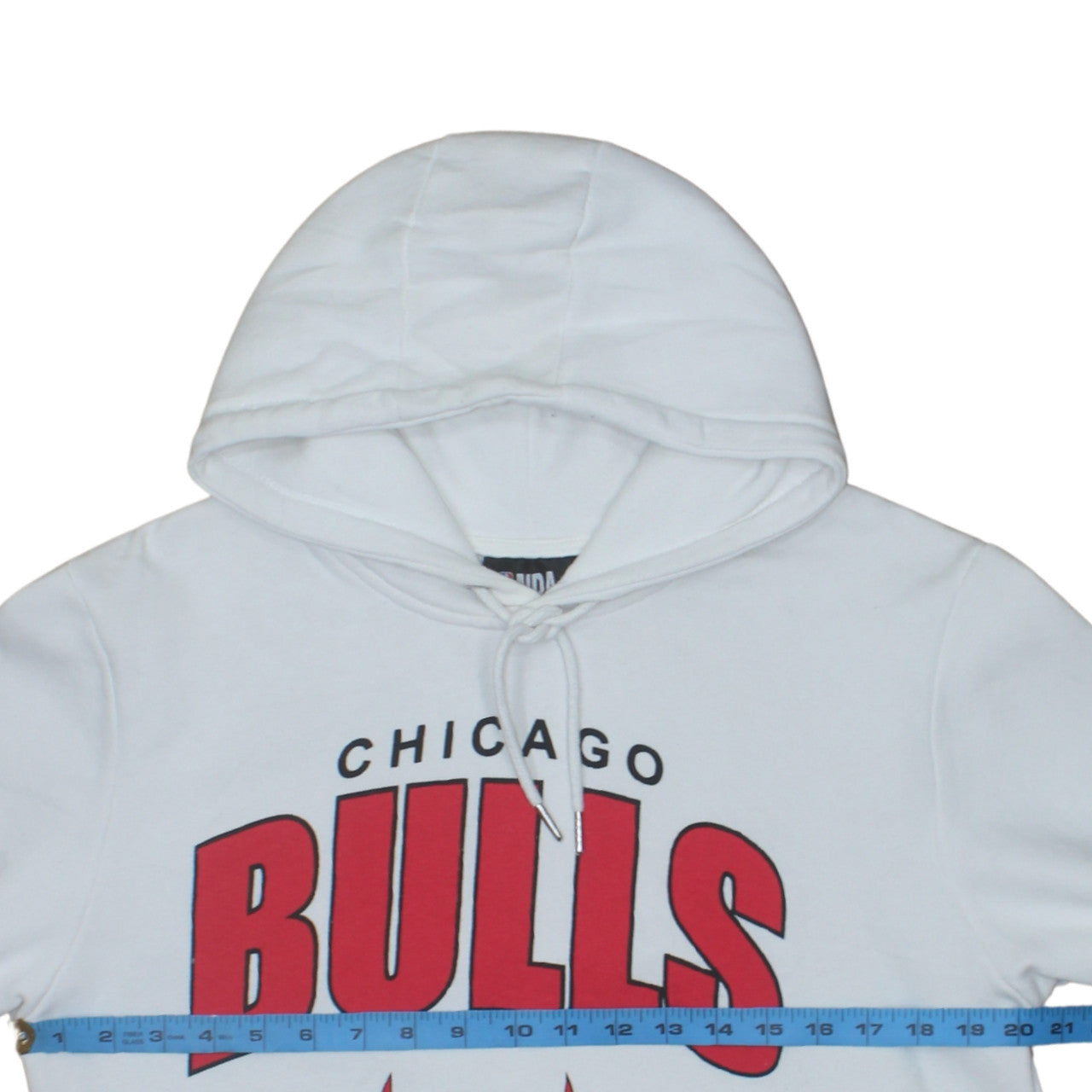 Primark NBA Chicago Bulls White Pullover Hoodie Men's L Graphic