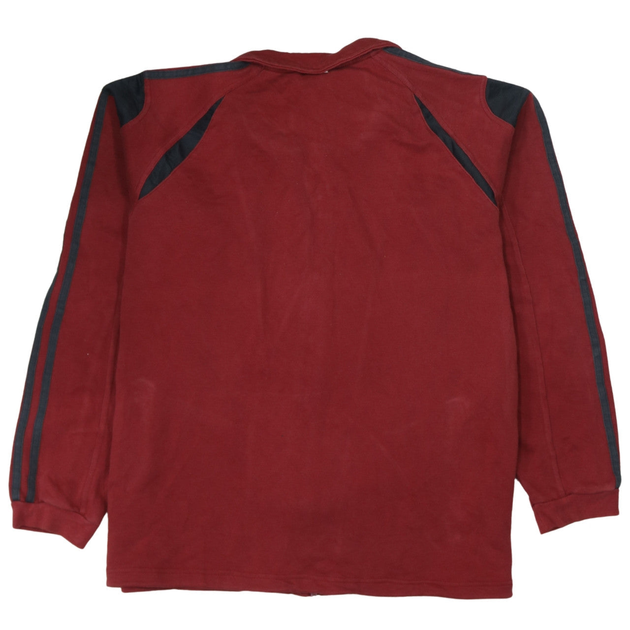 Adidas Men's Red Full Zip Sweatshirt L Regular Fit Sportswear