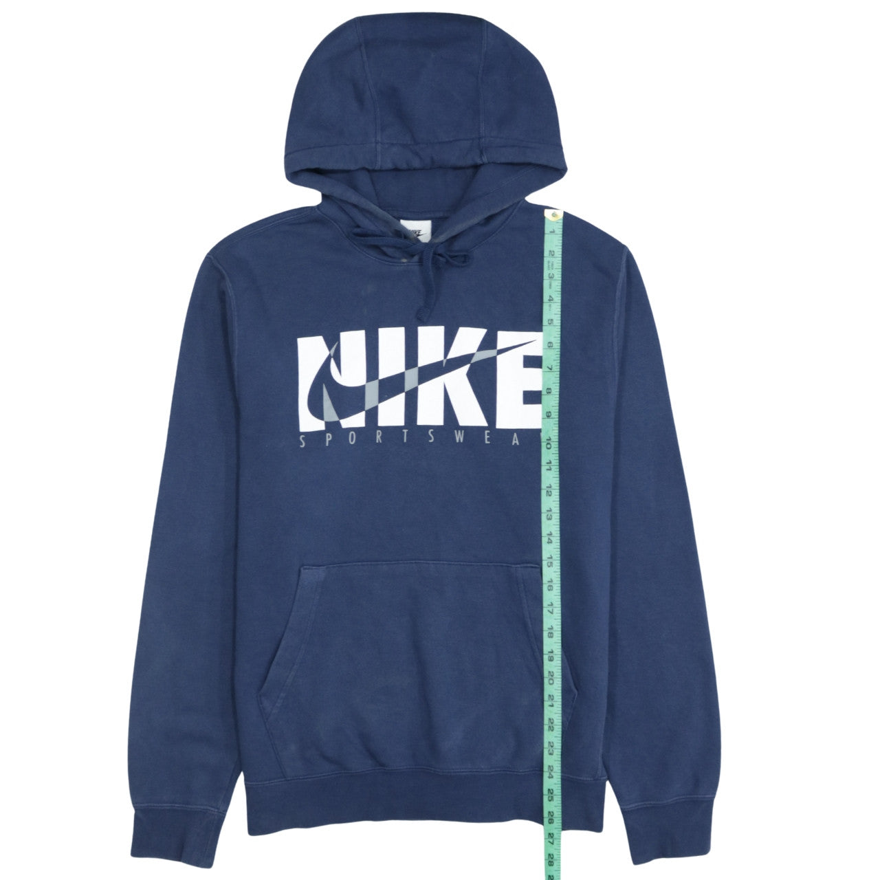Nike Men's Blue Pullover Hoodie Small Tall Sportswear Logo