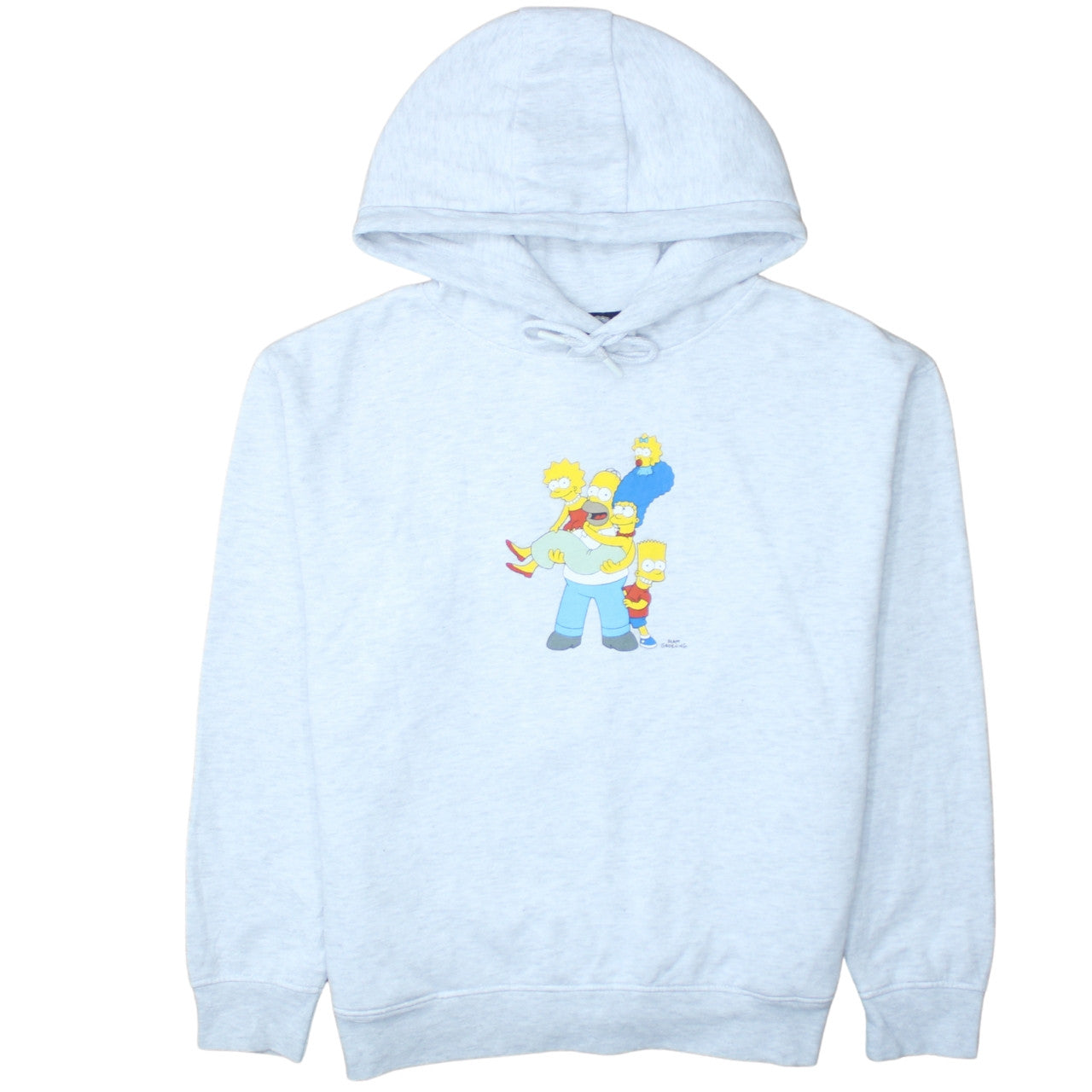 Primark The Simpsons Women's Grey Hoodie Size M 12/14 Pullover