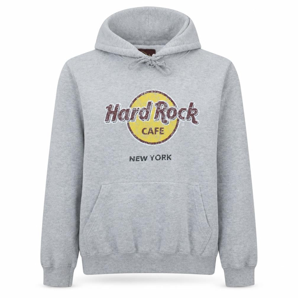 Hard Rock Cafe Women’s Grey Pullover Hoodie Medium Cotton Blend