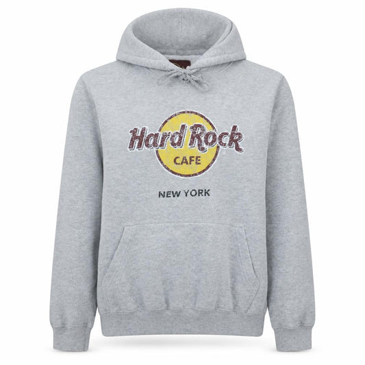 Hard Rock Cafe Women’s Grey Pullover Hoodie Medium Cotton Blend