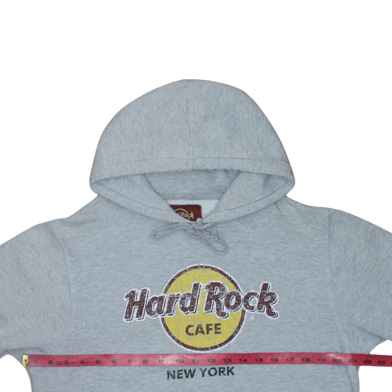 Hard Rock Cafe Women’s Grey Pullover Hoodie Medium Cotton Blend