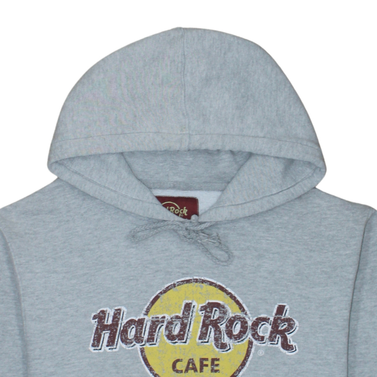 Hard Rock Cafe Women’s Grey Pullover Hoodie Medium Cotton Blend