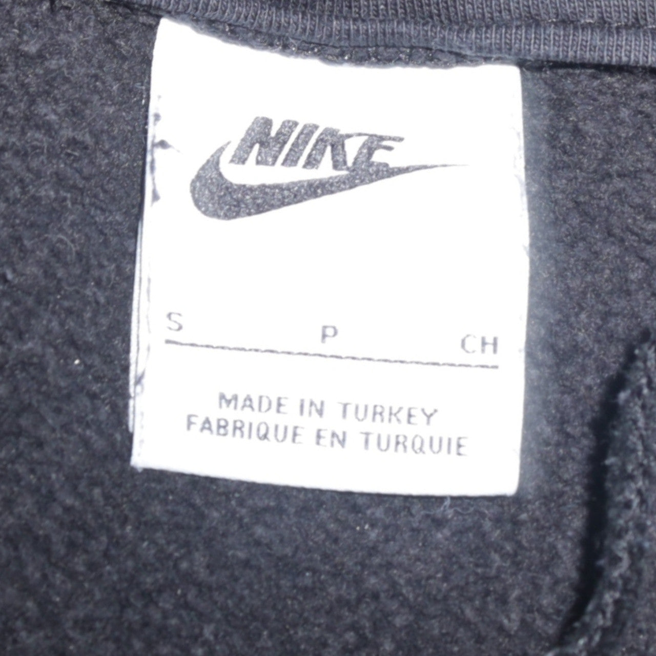 Nike Men's Black Pullover Hoodie Small Logo Graphic Sportswear