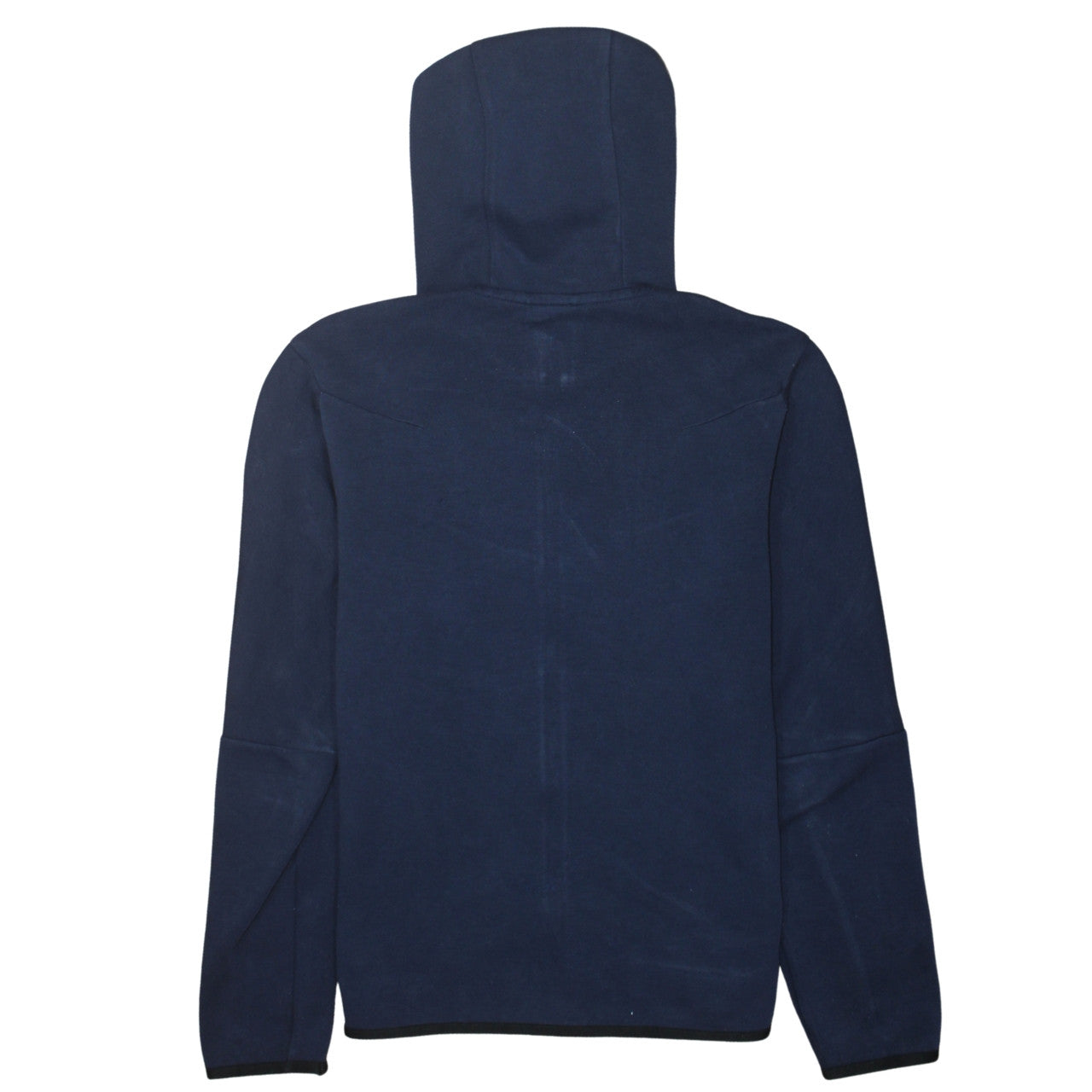Nike Men's Navy Blue Full Zip Hoodie Size M Cotton Fleece