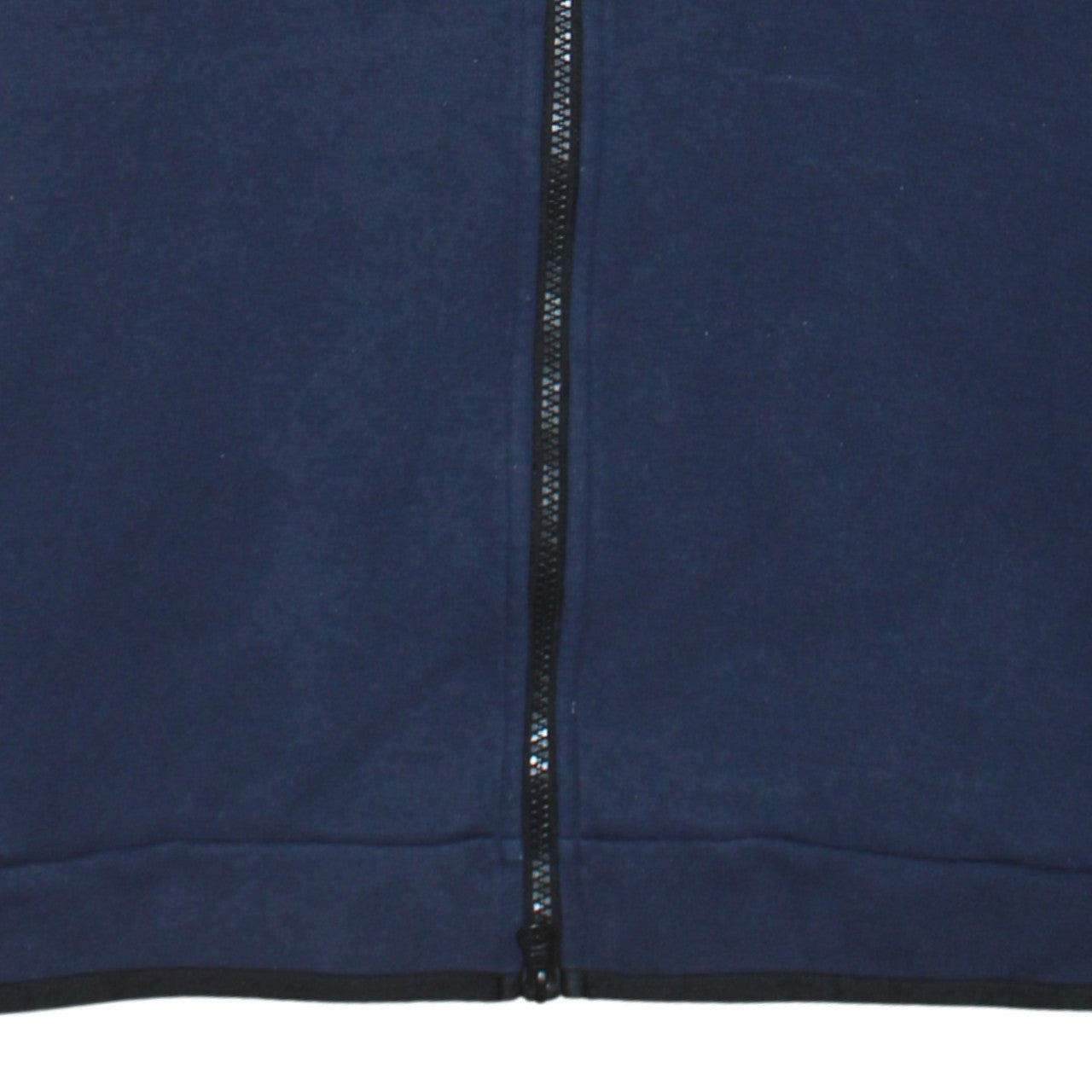 Nike Men's Navy Blue Full Zip Hoodie Size M Cotton Fleece