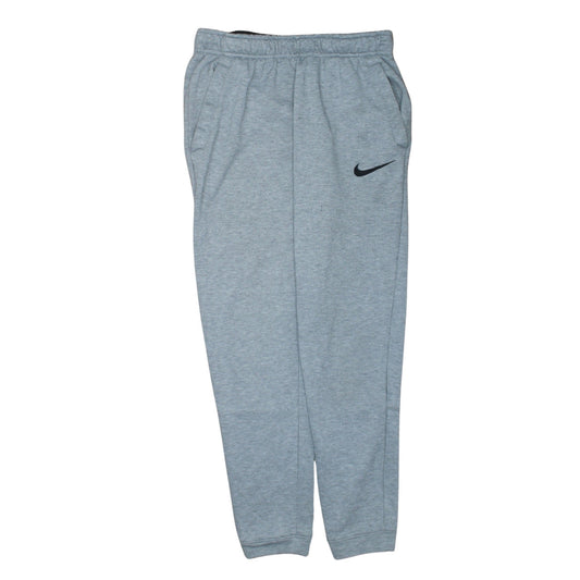 Nike Men's Grey Dri-FIT Jogger Sweatpants S Regular Fit