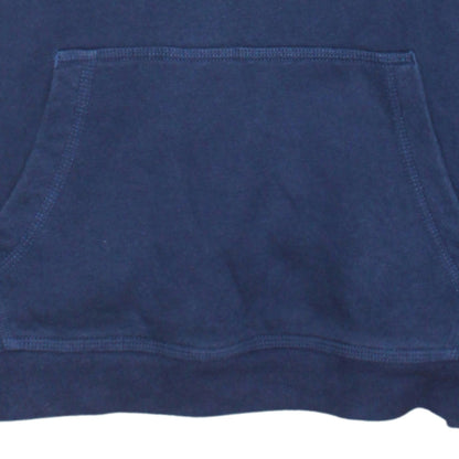 Nike Boys Navy Blue Pullover Hoodie L 13-14 Years Cotton Blend