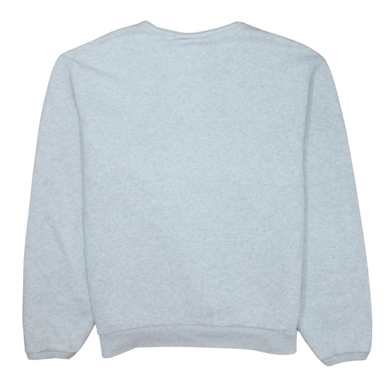 Adidas Women Grey Logo Pullover Sweatshirt M Long Sleeve Casual