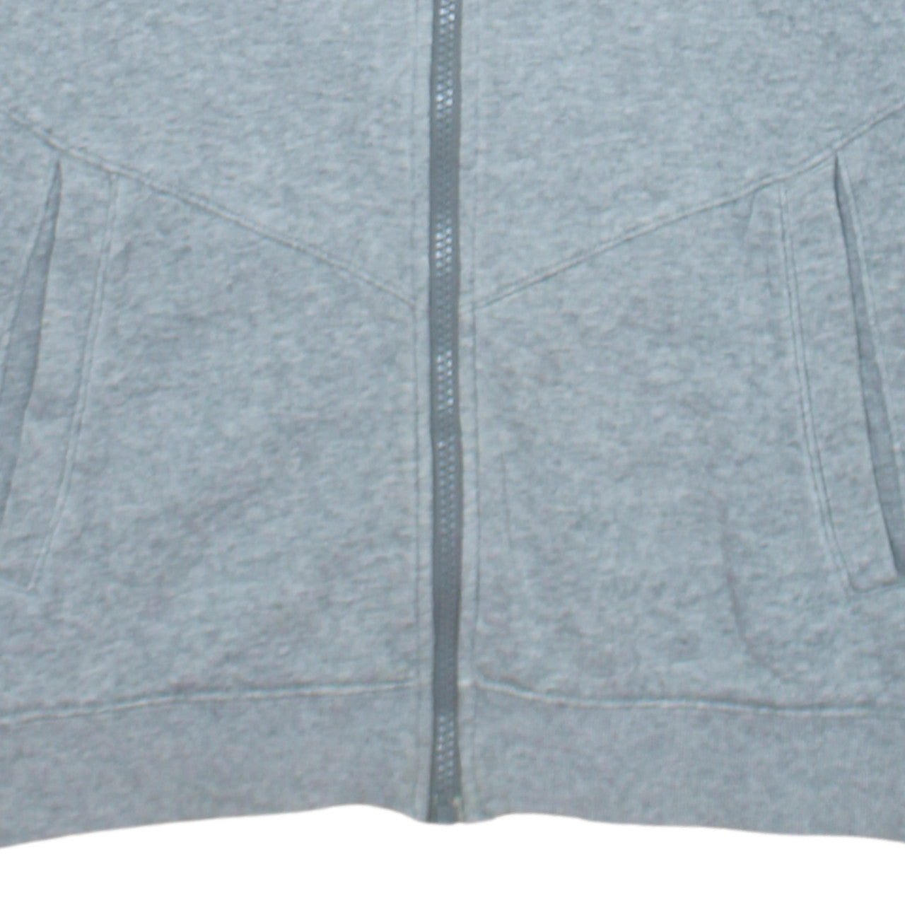 Nike Boys Grey Full Zip Hoodie XL 13-15 Years Cotton Blend Casual