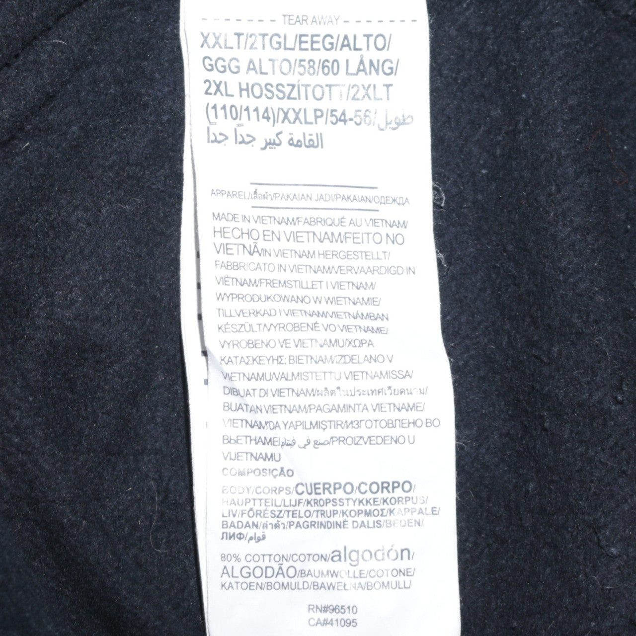 Under Armour Men’s Black Full Zip Hoodie 3XLT ColdGear Fleece