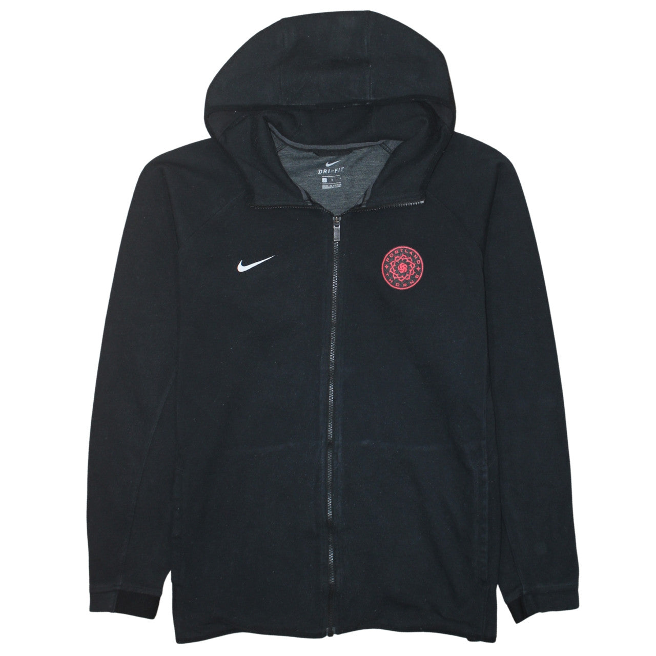 Nike Men's Black Dri-Fit Full Zip Hoodie Size L Sportswear