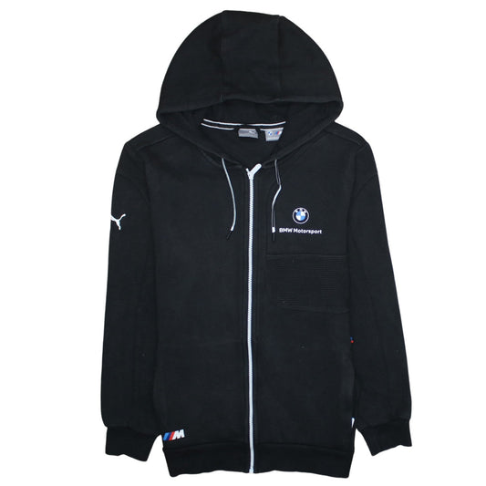 Puma BMW Motorsport Men's Black Full Zip Hoodie Size S