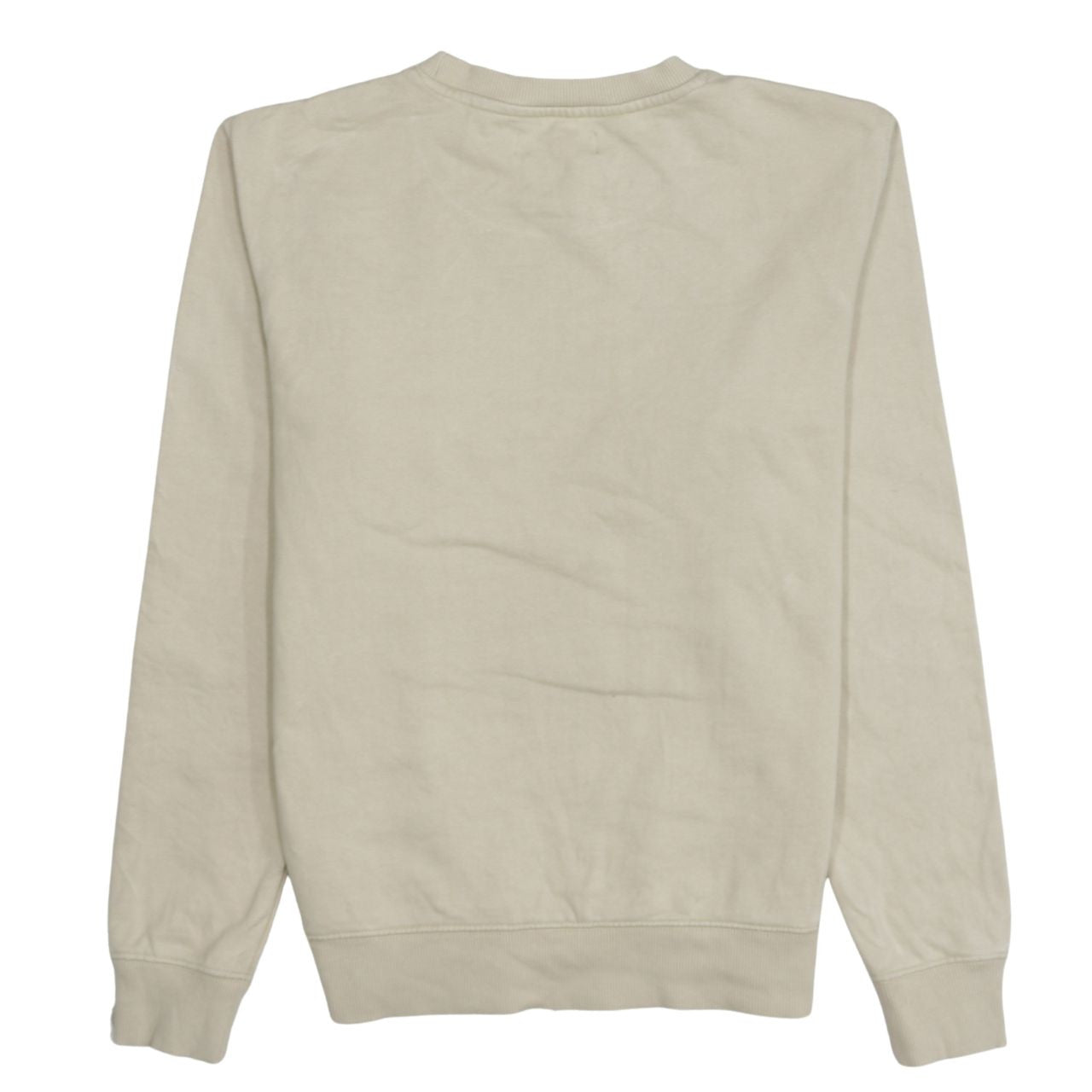 Calvin Klein Jeans Men's Beige Slim Fit Crew Neck Sweatshirt S