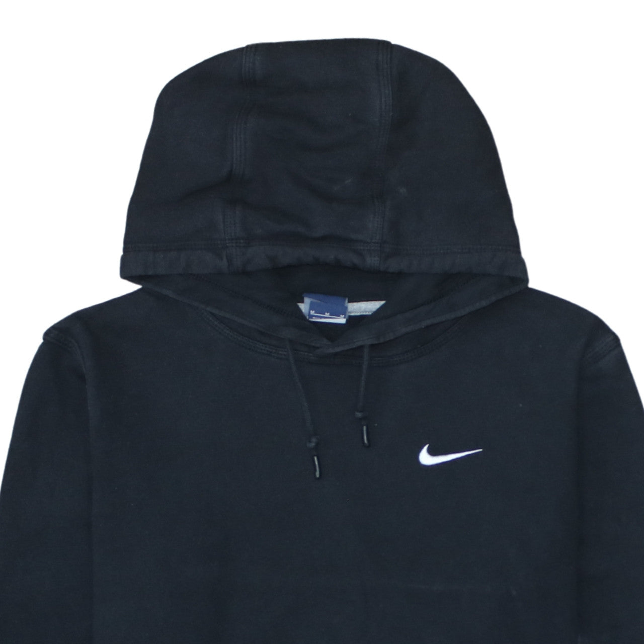 Nike Men’s Black Pullover Hoodie Medium Logo Hooded Sweatshirt