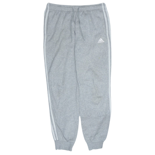 Adidas Women Grey Sweatpants Joggers Size 12-14 Elastic Waist