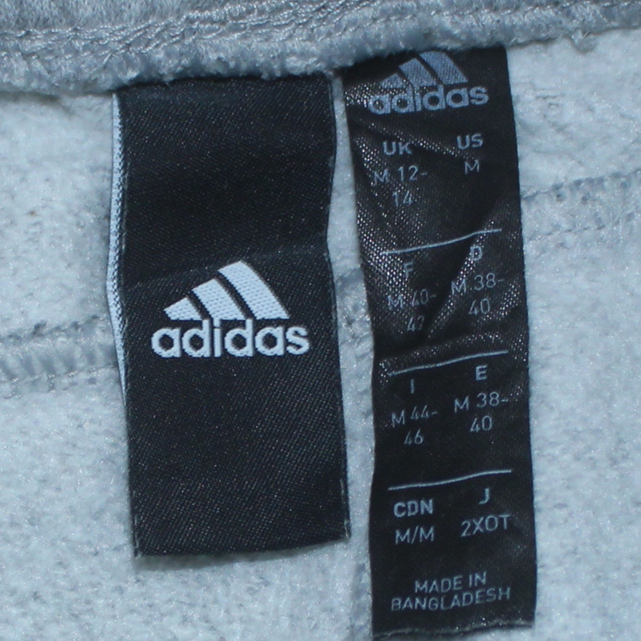 Adidas Women Grey Sweatpants Joggers Size 12-14 Elastic Waist