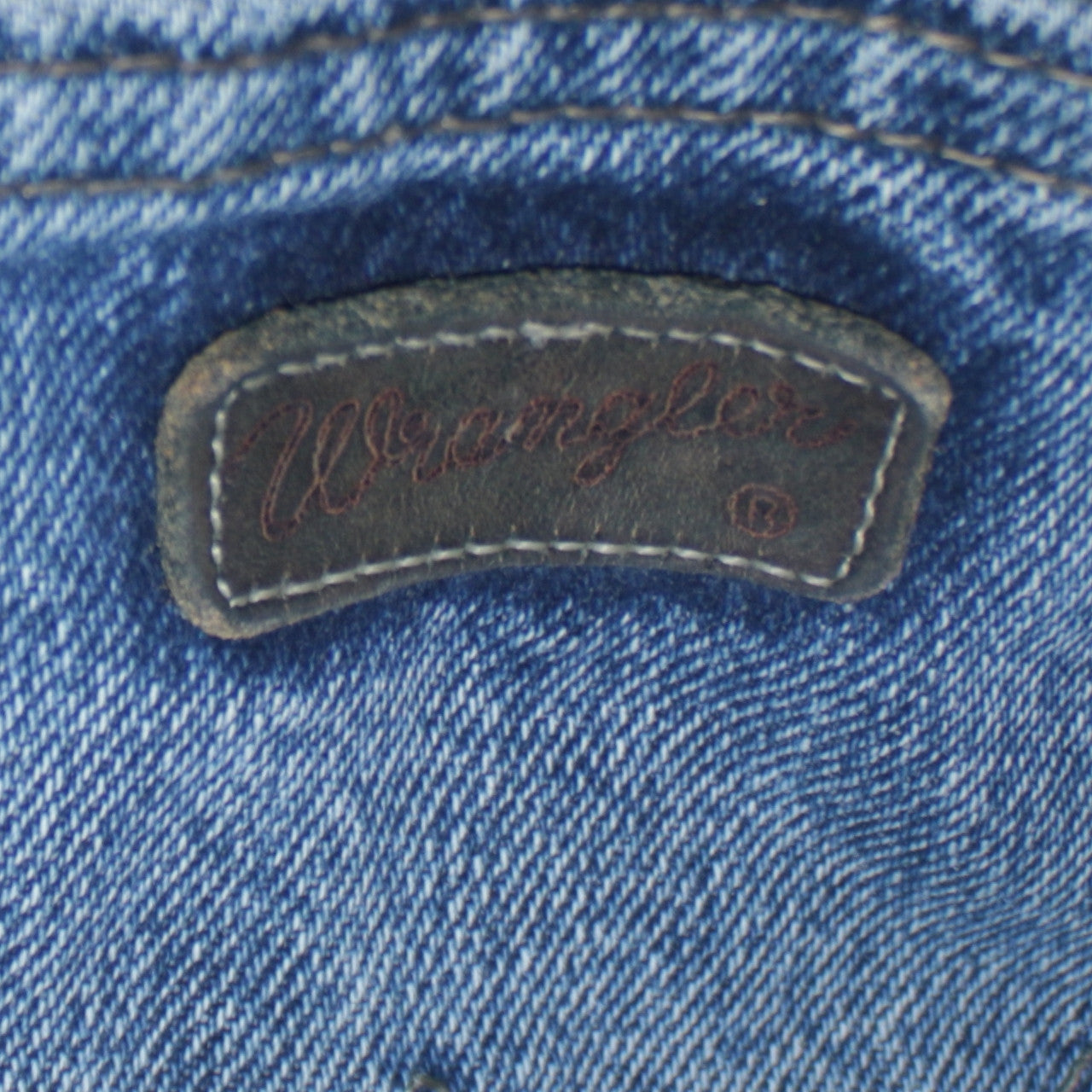 Wrangler Men's Blue Straight Leg Denim Jeans 34x32 Regular Fit