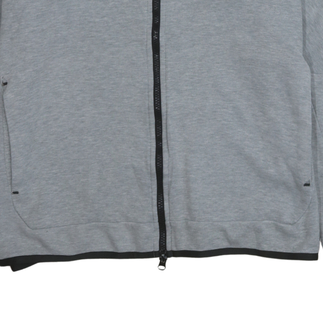 Nike Men Grey Full Zip Hoodie Size M Lightweight Sportswear