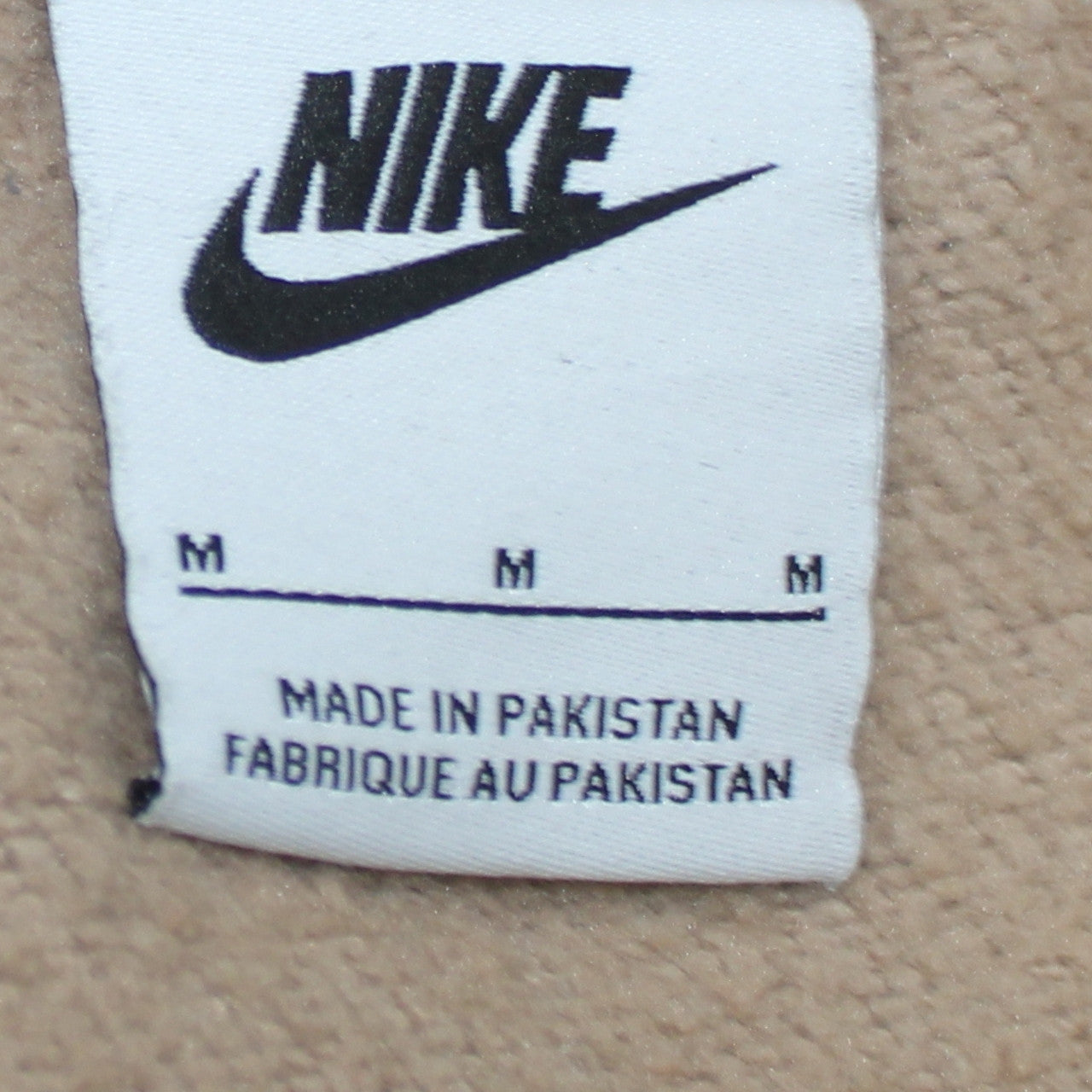 Nike Men's Beige Crew Neck Pullover Sweatshirt Size M
