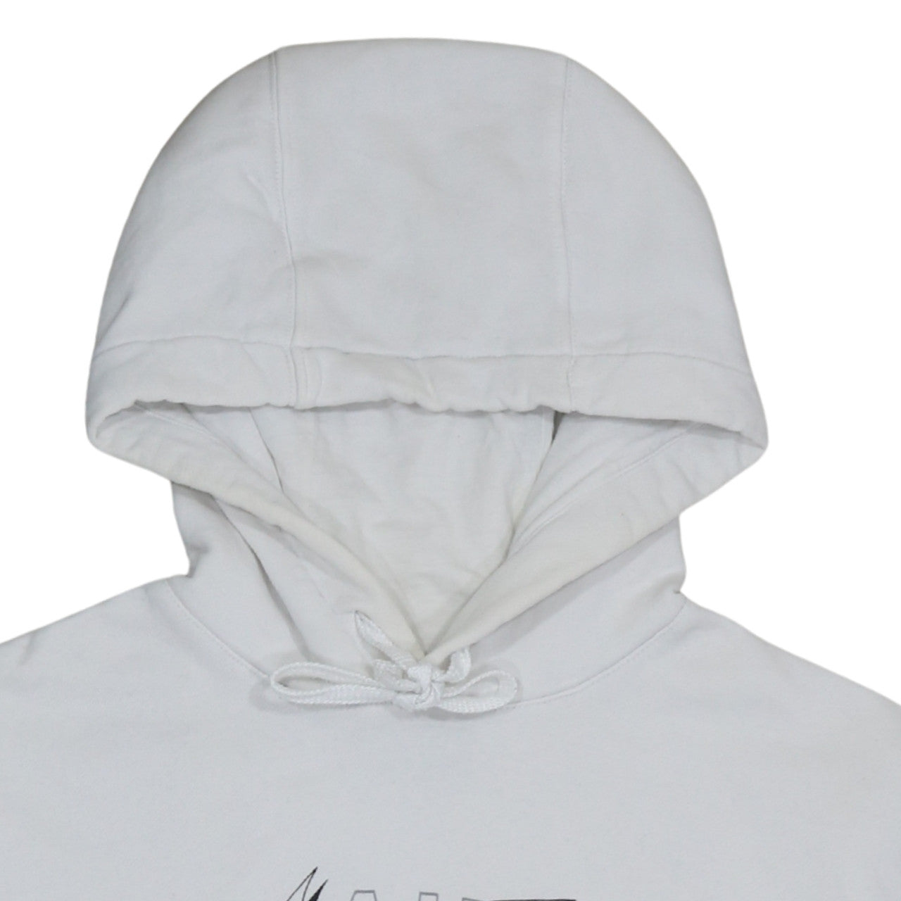 Nike Men's White Pullover Hoodie Small Logo Graphic Sportwear