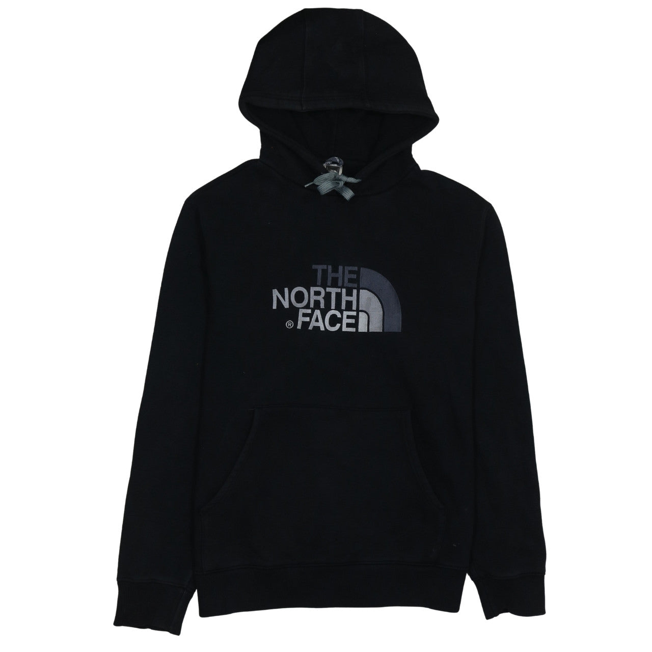 The North Face Mens Black Pullover Hoodie L Fleece Logo Sweatshirt