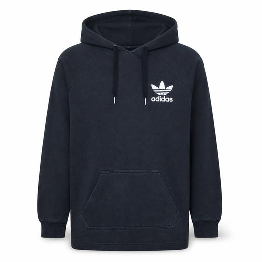 Adidas Men's Black Pullover Hoodie M Sports Fleece Sweatshirt