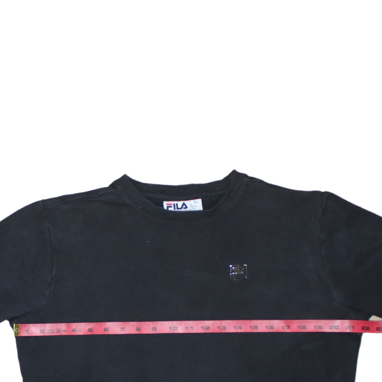 FILA Men's Black Crew Neck Pullover Sweatshirt Size S
