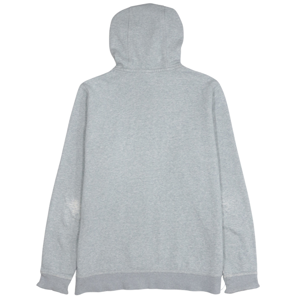Nike Men Grey Pullover Hoodie L Regular Fit Fleece Sportswear
