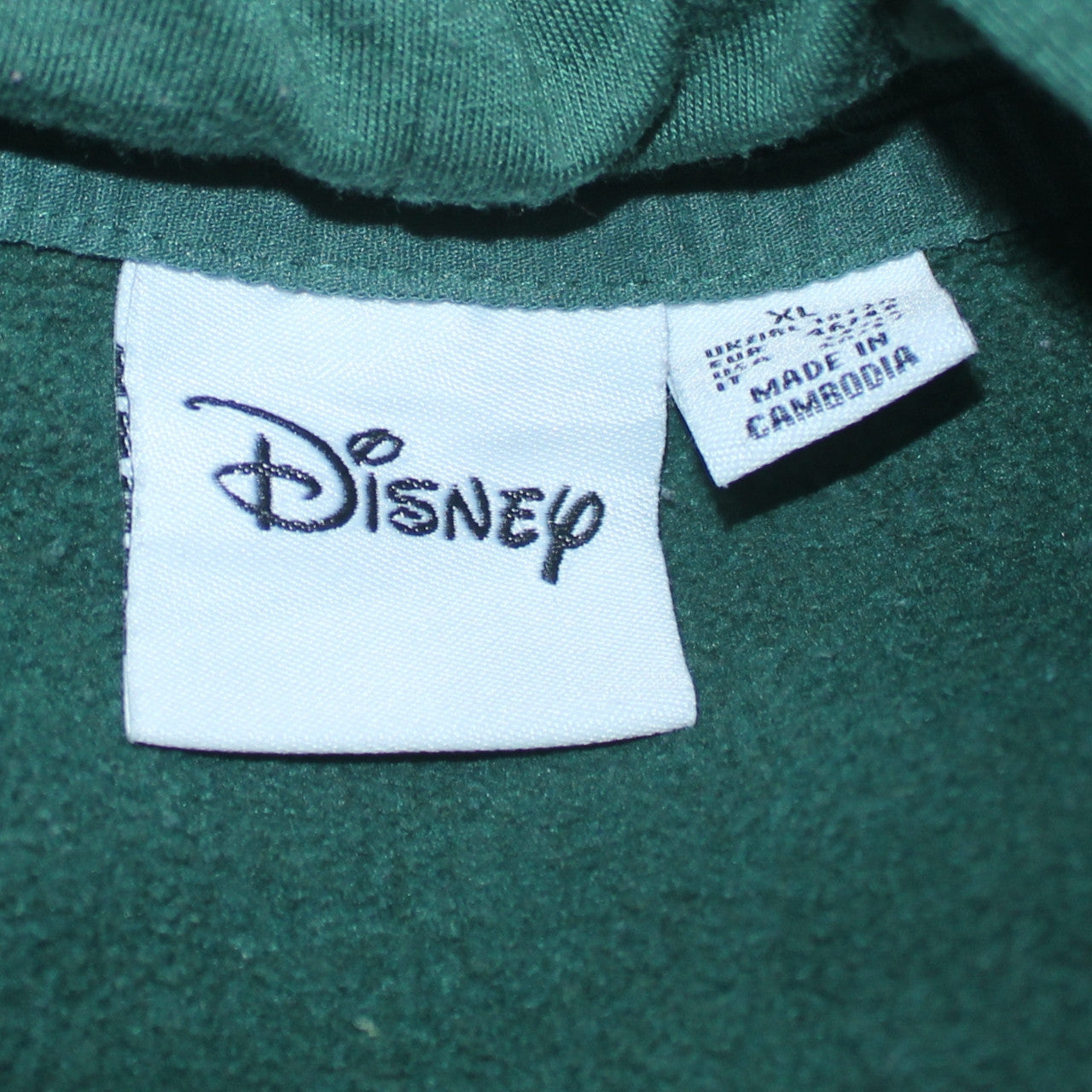 Disney Women Green XL Hoodie Winnie the Pooh Graphic Pullover