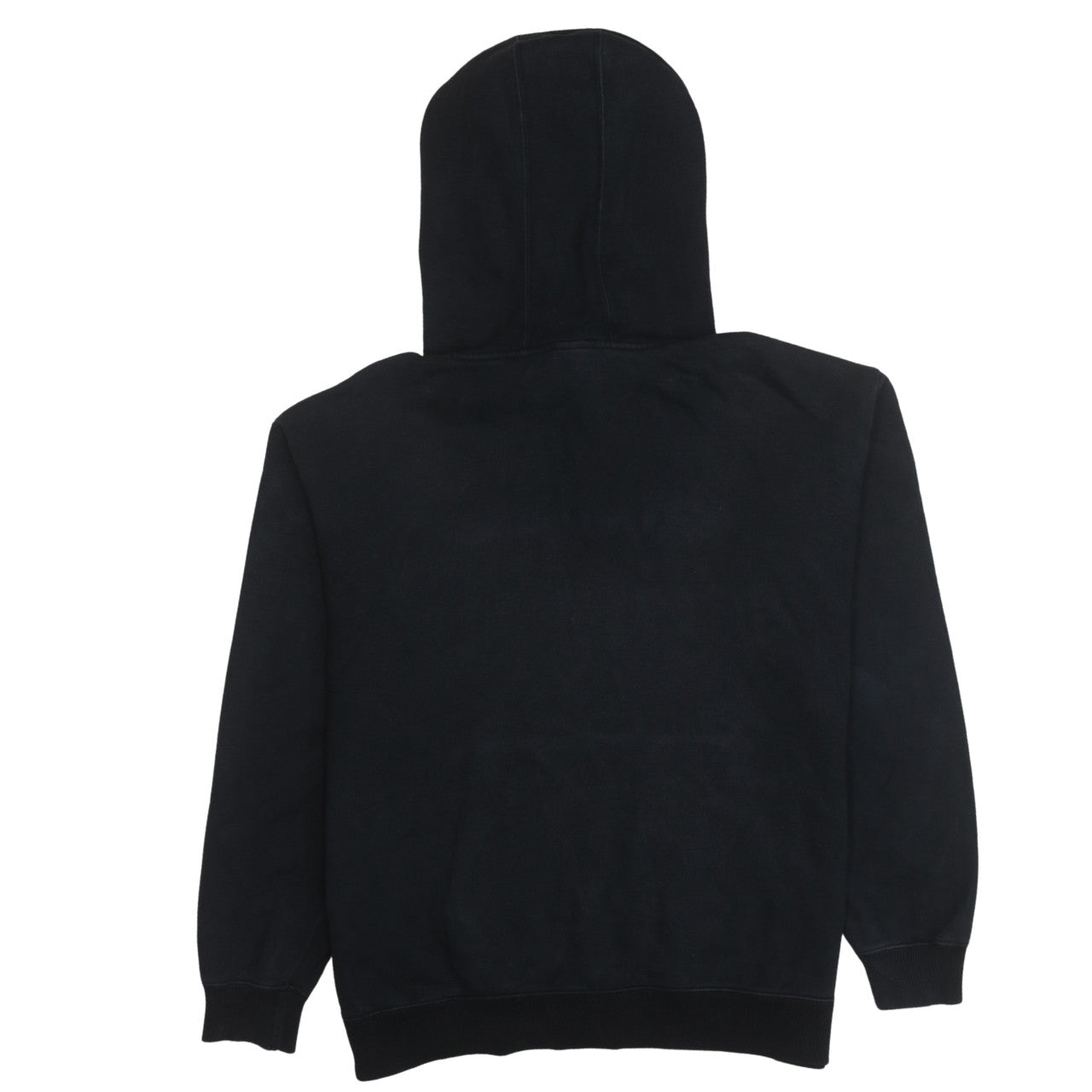 Champion Men's Black Pullover Hoodie Large Graphic Fleece Sweatshirt
